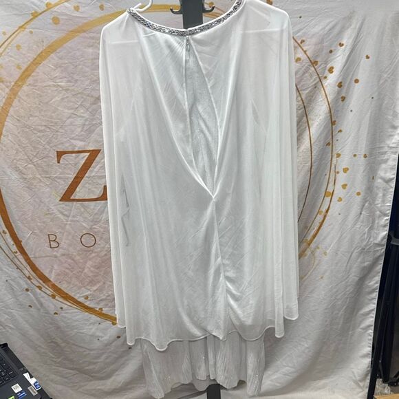 R & M Richards Plus Womens Sheer Mini Sheath Dress Size 20W - Picture 3 of 4